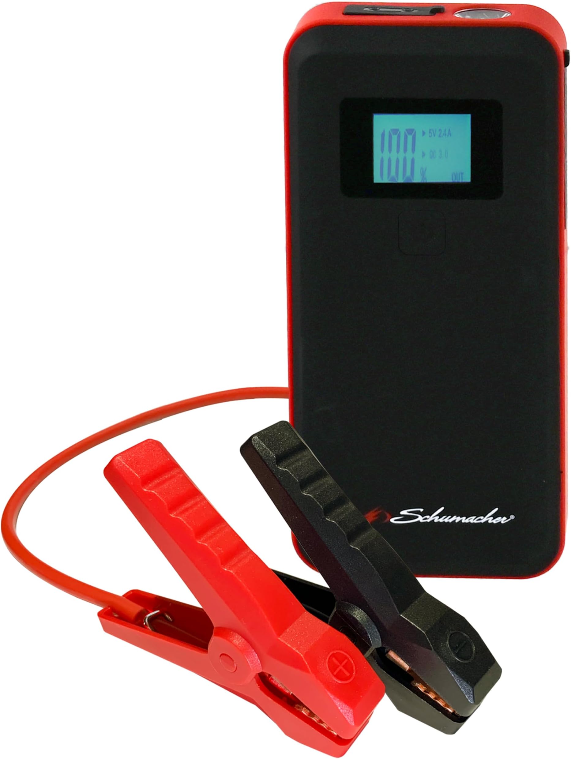 1000 Peak Amp 12V Portable Lithium Car Battery Jump Starter & Power Pack - Lithium Ion Jump Box - with USB Charging & LED Emergency Light - SL1639