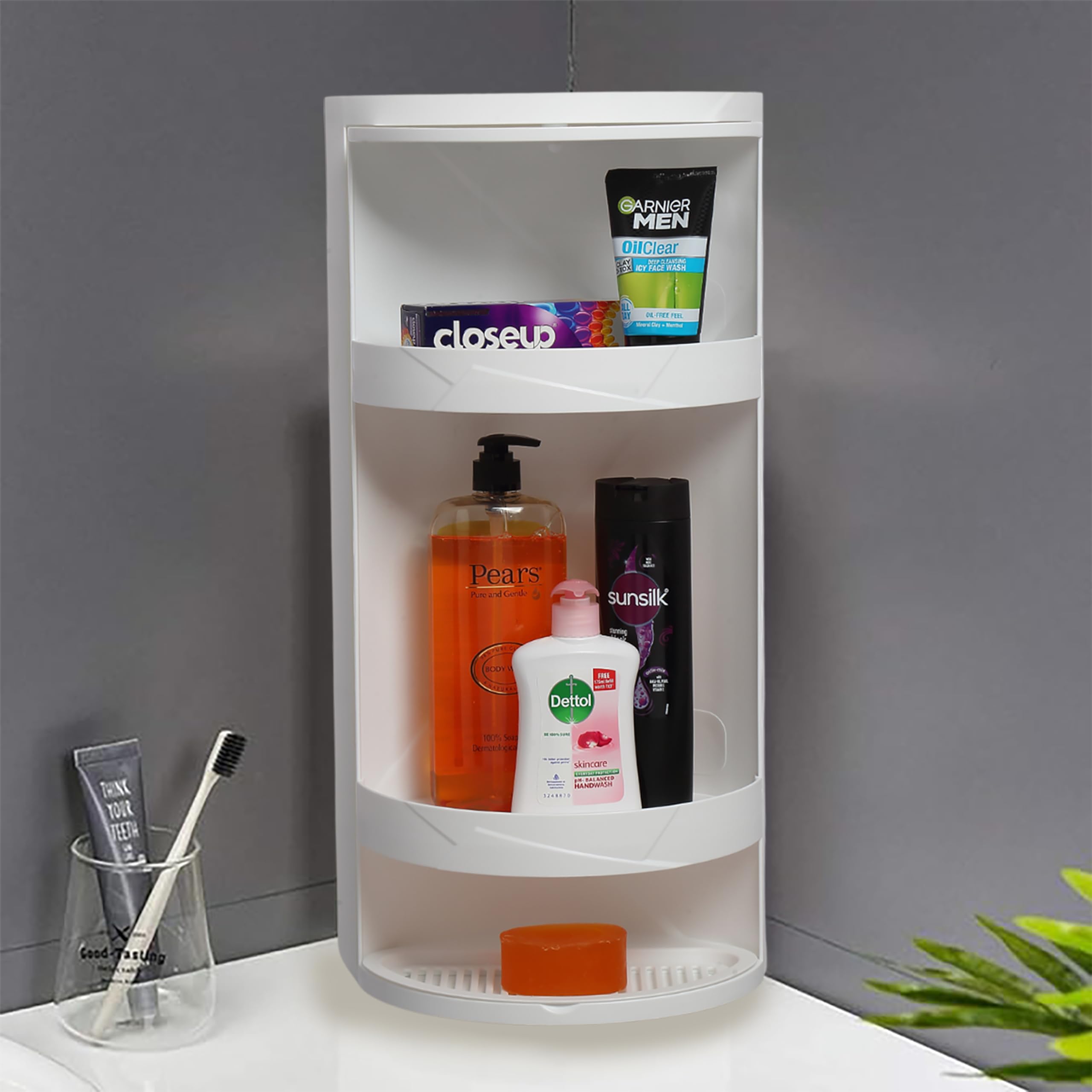 See full amazon price history chart for PRIME PICK 360 Rotating Corner Shelves,3 Tier Storage Cabinet Towel Holder Rack, Corner Cabinets with Doors and Shelves for Bathroom Bathtub Toilet Table (White, Large) PRIME PICK 360 Rotating Corner Shelves,3 Tier Storage Cabinet Towel Holder Rack, Corner Cabinets with Doors and Shelves for Bathroom Bathtub Toilet Table (White, Large) (B0CVQBR5PJ) Amazon Price History, Amazon Price Tracker