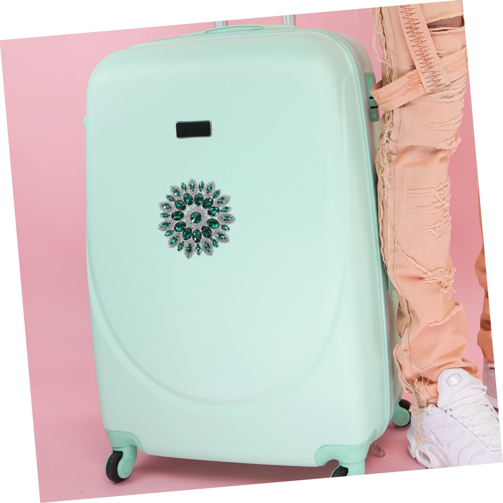 3pezzi Patch Creativo Strass Per Abbigliamento Decorazione Fai Te Per Gonne e Accessori Ab Base Argentata Facile Da Applicare