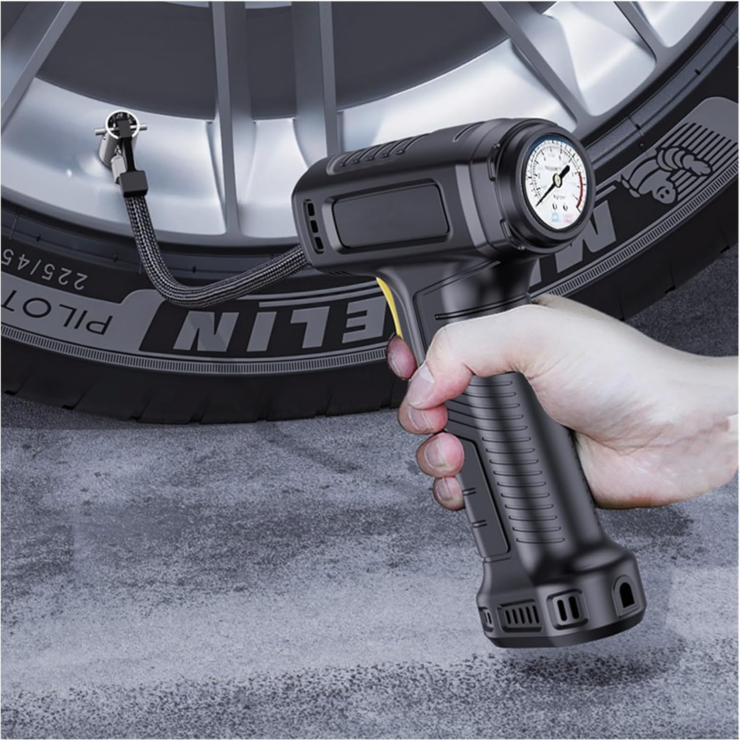 Amazon.com: Xecvkr Cordless Tire Inflator Air Compressor 12V ...