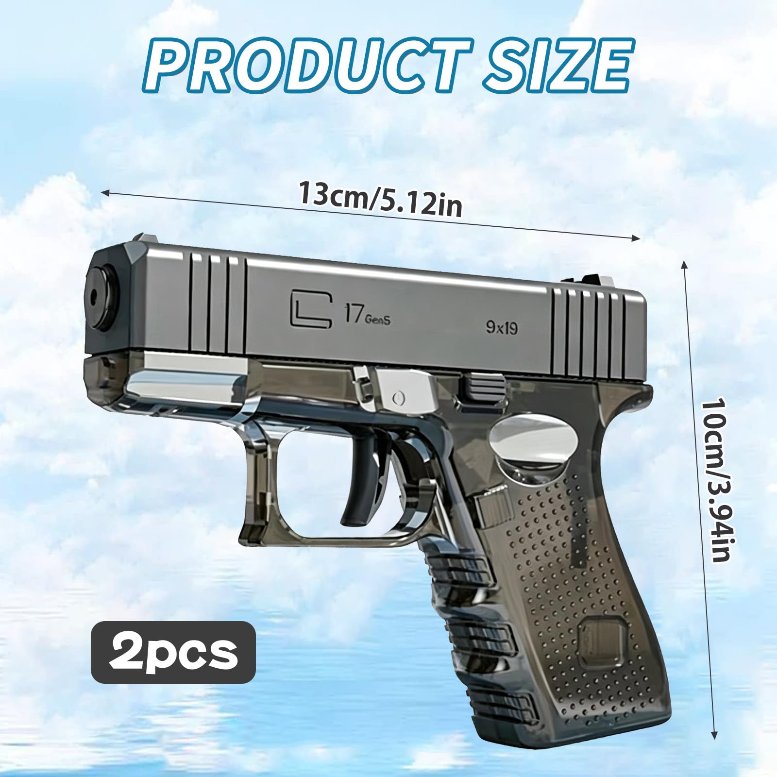 Mini pistolet na wodę, 2 sztuki, mały pistolet na wodę, pistolet natryskowy z tworzywa sztucznego, mały pistolet natryskowy, do aktywności na świeżym powietrzu, na letnie imprezy na świeżym powietrzu