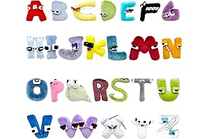 Lore Alphabet Toys: An Embroidered Adventure into the Alphabet Kingdom