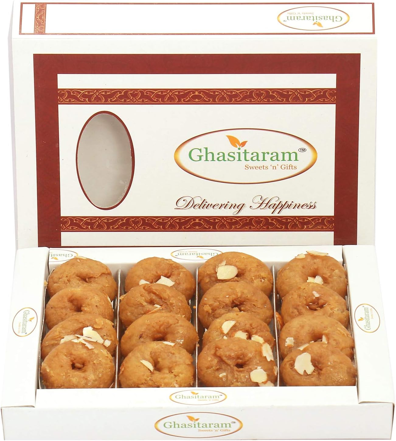Ghasitaram GiftsDiwali Gifts Diwali Sweets - Ghasitaram's Delicious Balushai (400 GMS)