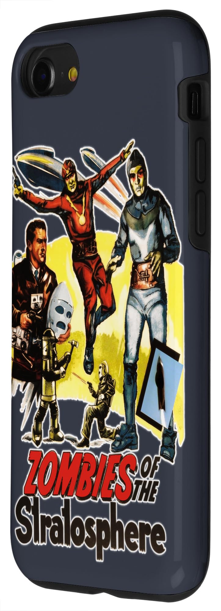 Vintage Sci-Fi Horror Zombies of the Stratosphere Case for iPhone SE (2020) / 7/8 - Image 2
