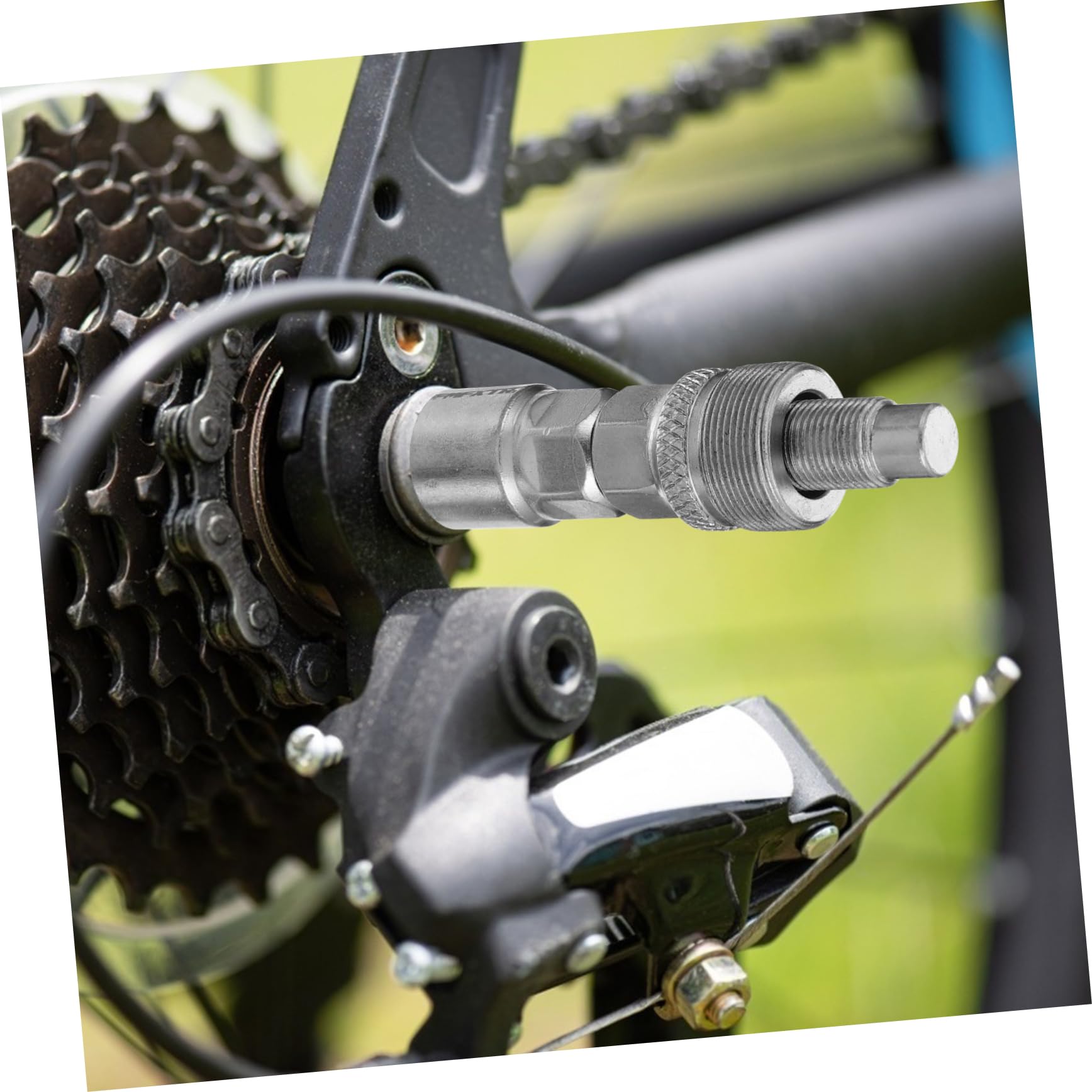 HANABASS Extractor de Bielas de Bicicleta de Herramienta con Cabeza Desmontable para Reparación de Cigueñales Compatible con Bielas de Cuadrante y Estriado