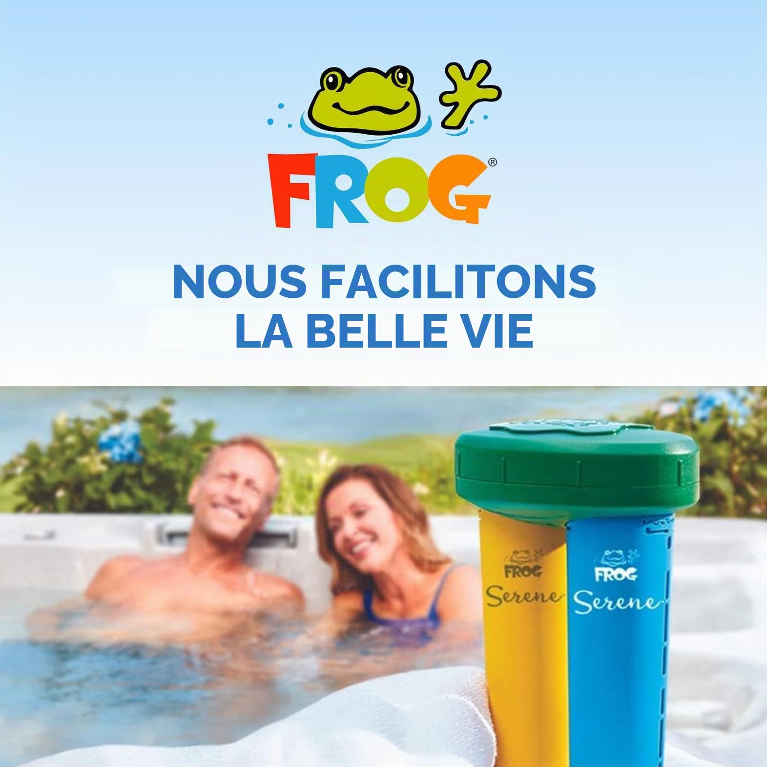 FROG Serene® Cartouche minérale + 4 cartouches de brome
