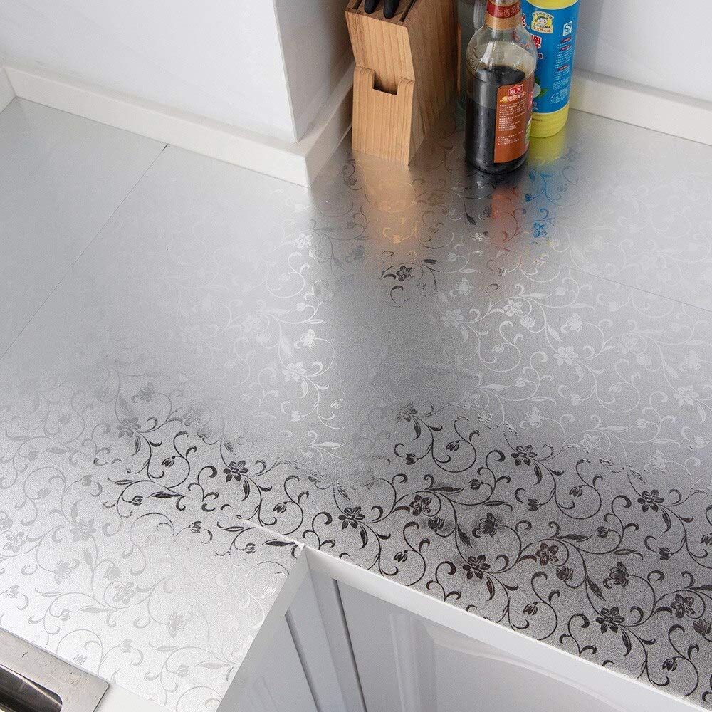 skyzone Kitchen Self Adhesive Wall Stickers Oil-Proof Waterproof Backsplash Wallpaper Anti-fouling Aluminum Foil Gas Stove Sticker 1