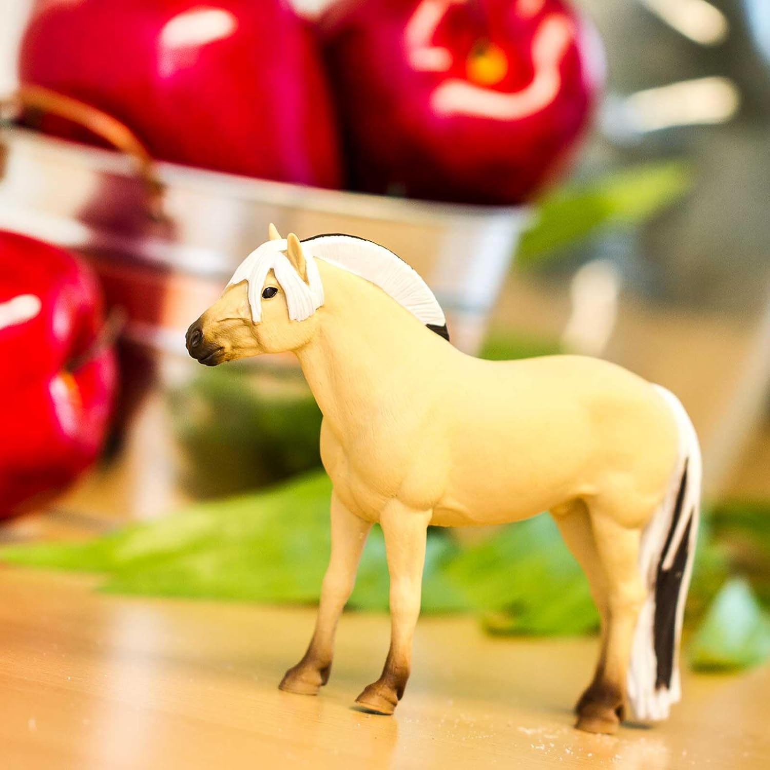 Safari Ltd. Fjord Horse Figurine - Realistic 5.5" Plastic Figure - Educational Toy for Boys, Girls, and Kids Ages 3+