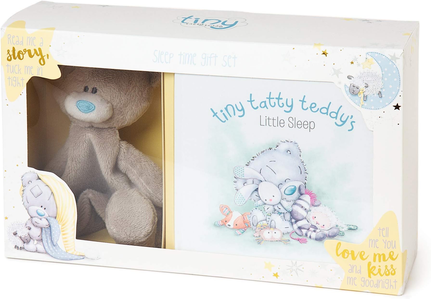 Tiny Tatty Teddy AGZ92012 Baby Sleep Time Book & Comforter Gift Set