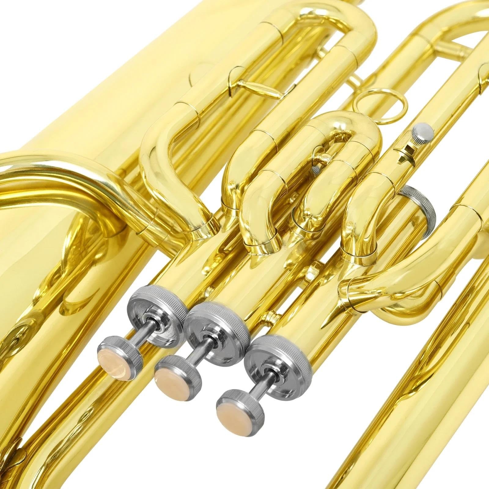 Eufonium Instrumenty Muzyczne Profesjonalne Instrumenty Muzyczne Euphonium Baryton Z Potrójnym Kluczem Bb Brass Zawierają Akcesoria