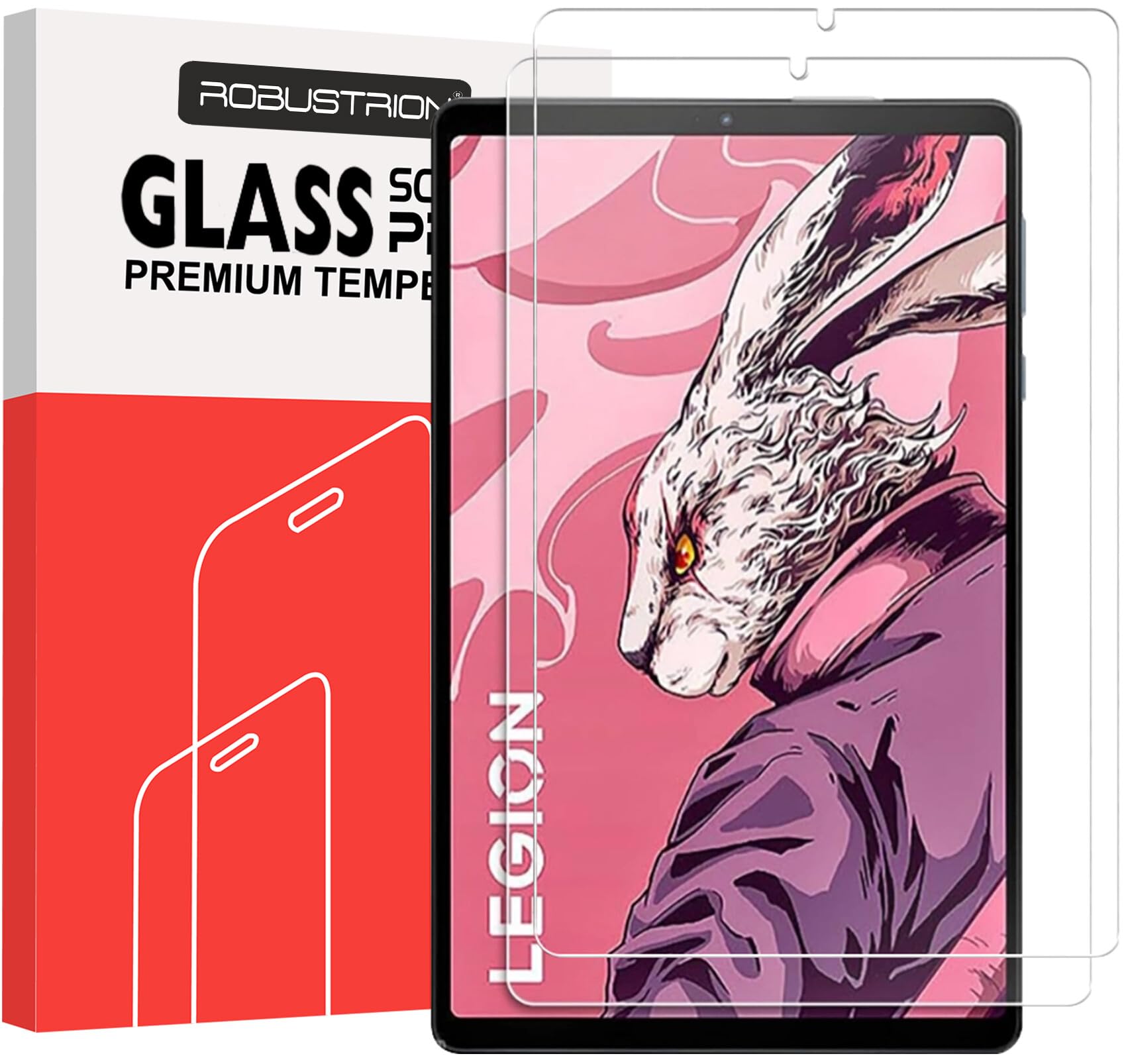 Robustrion 2 Pack Tempered Glass for Lenovo Legion 8.8 inch inch Screen Protector Guard for Lenovo Legion 8.8 inch Tablet (B0D983DX3V) Amazon Price History, Amazon Price Tracker