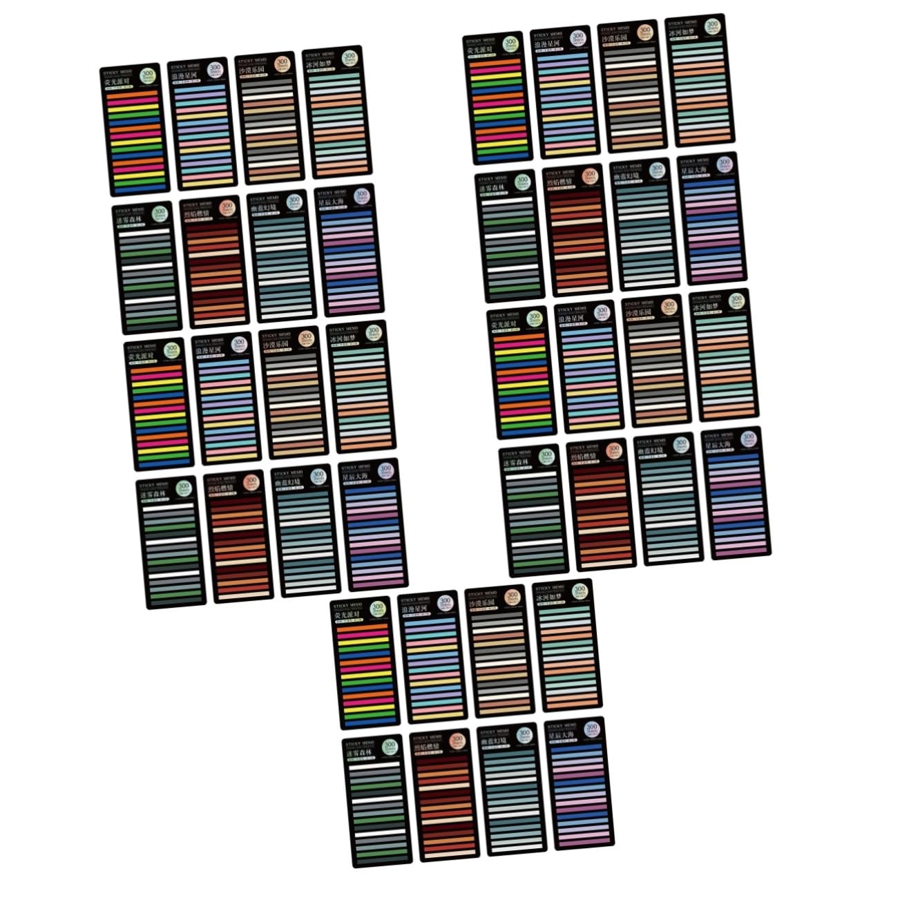 40 Blatt Lesestreifen Notiztabs für Transparent zur Lesefähigkeit Farbenfrohe Page Marker für Lehrer mit Karten