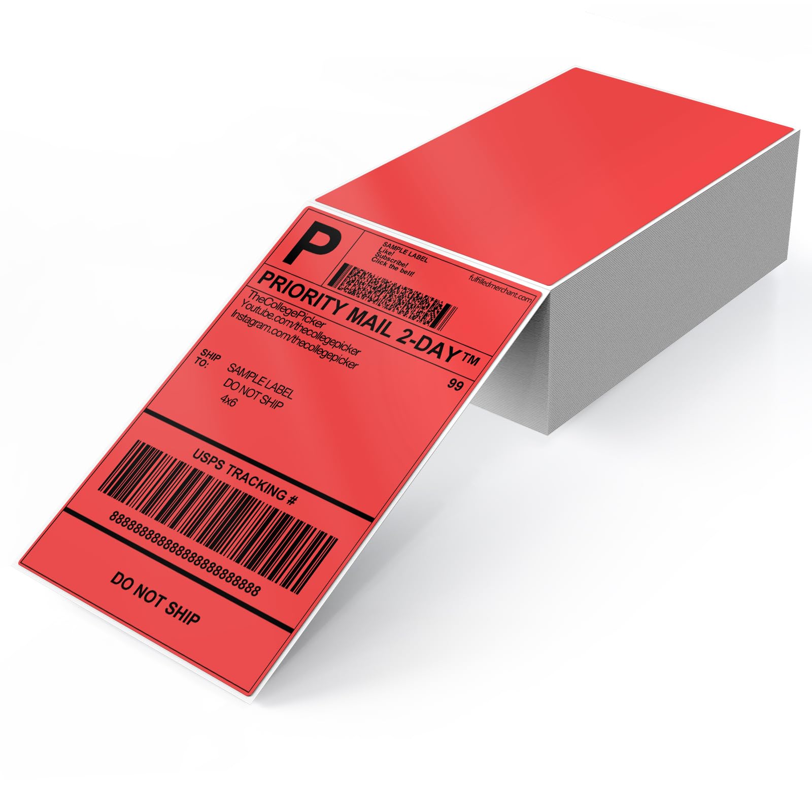 Etichette Termiche 4x6 Pollici Per Spedizioni - 500 Pezzi, Impermeabili, Senza BPA, Compatibili Con Stampanti Termiche