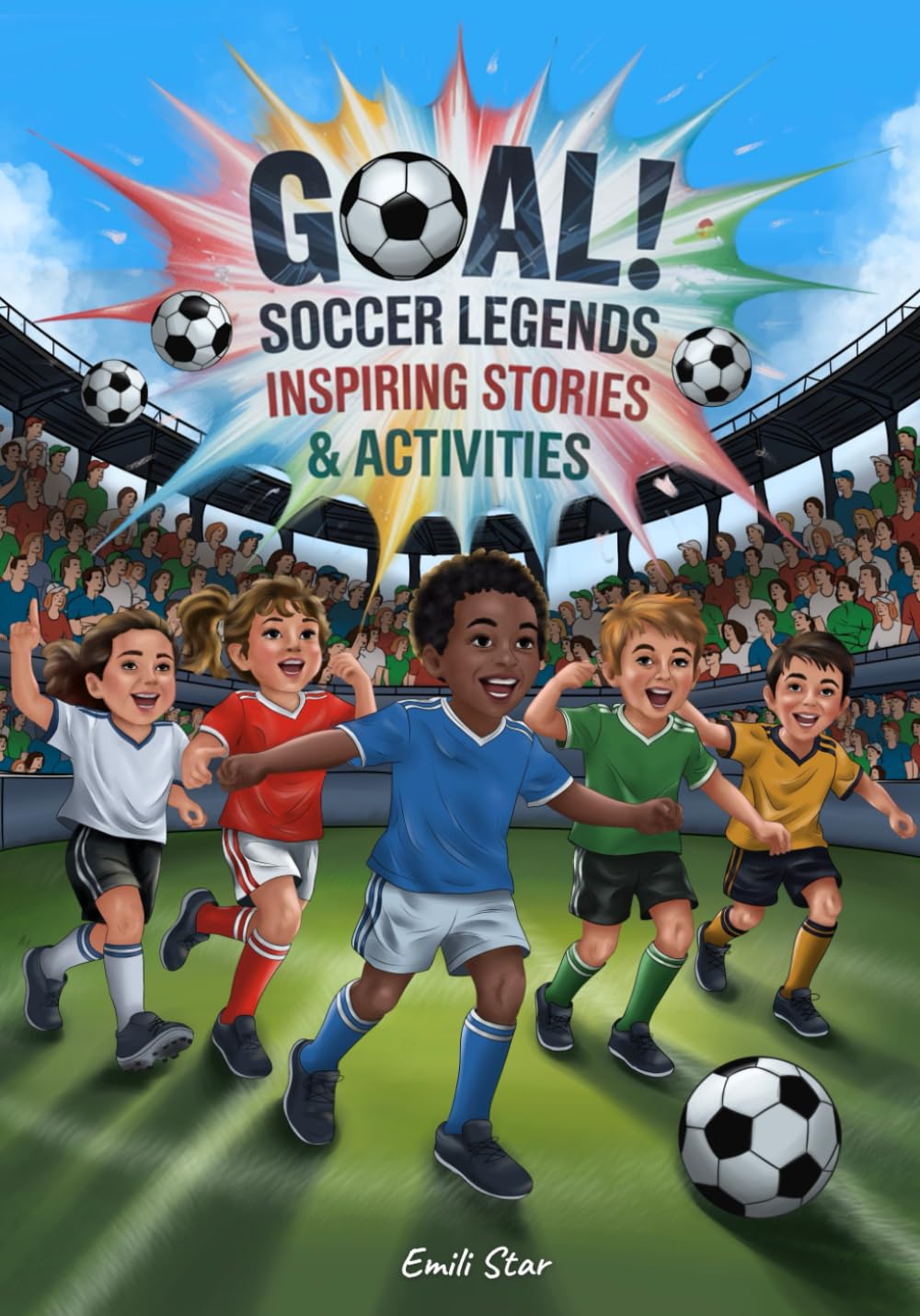 GOAL! Soccer Legends: Inspiring Stories & Activities | Messi, Ronaldo & More! Motivational Football Biographies, Trivia, Fun & Challenges for Kids, Boys & Girls Ages 7-13. The Perfect Sport Gift