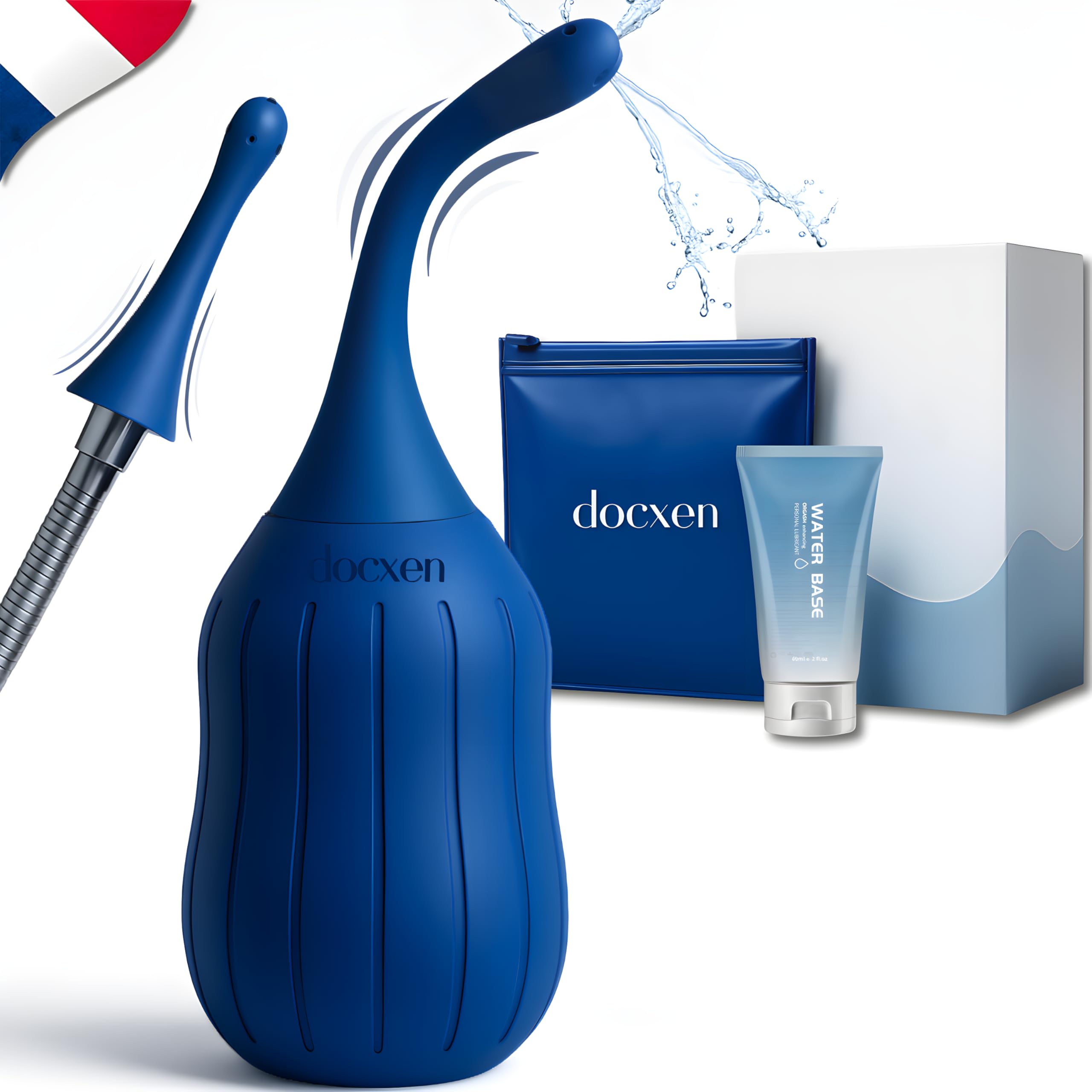 Poire à Lavement Intime Anus ANTI RETOUR - Kit Lavement Intestinal ✮GARANTIE À VIE✮ Poire Lavement Rectale Adulte 310ML - Poire de Lavement Intime Anus Douche, Douches Anale et Vaginale + Sac