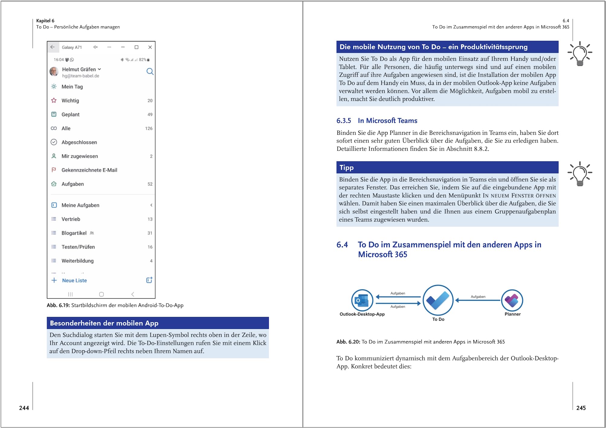 Effektives Arbeiten mit MS Teams, OneNote, Outlook & Co.: Zusammenarbeit und Selbstorganisation mit Microsoft 365/Office 365 (mitp Professional)