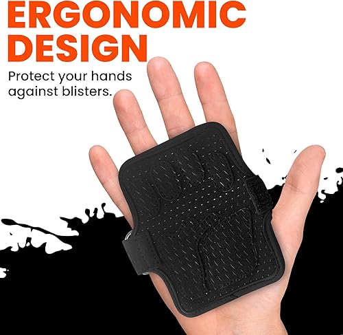 Miniatura 4 de Almohadillas de agarre para levantamiento de pesas para hombres y mujeres, la mejor alternativa a los guantes de gimnasio, empuñaduras de mano para