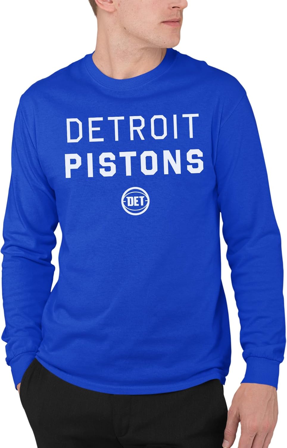 Junk Food NBA - Core Stacked - Officially Licensed Adult Pullover Fleece Crew Neck for Men and Women