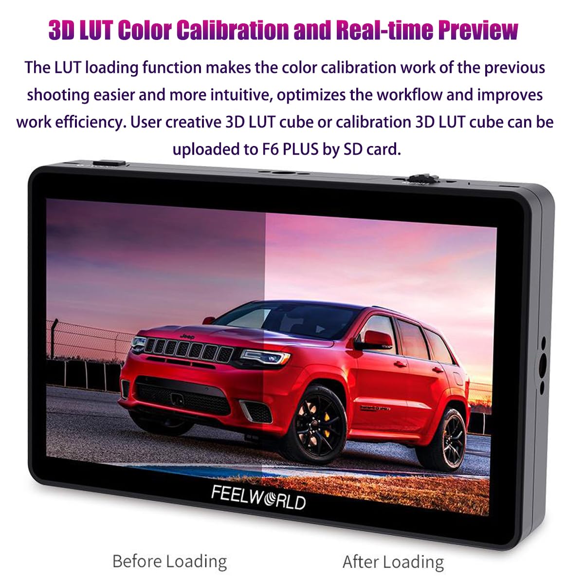 Amazon | FEELWORLD F6 Plus V2 6インチ デジタル一眼レフカメラ