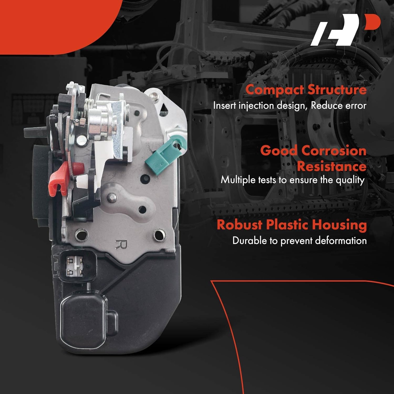 A-Premium Rear Right Passenger Side Door Lock Actuator Compatible with Jeep Grand Cherokee 2005-2010, Sport Utility, 4-Door