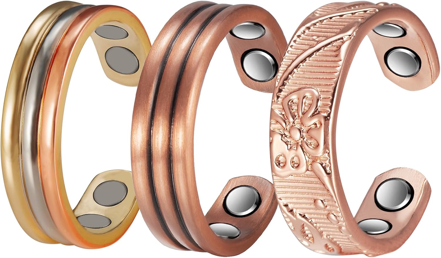 YINOX koper Geen steen : : Kleding, schoenen & sieraden
