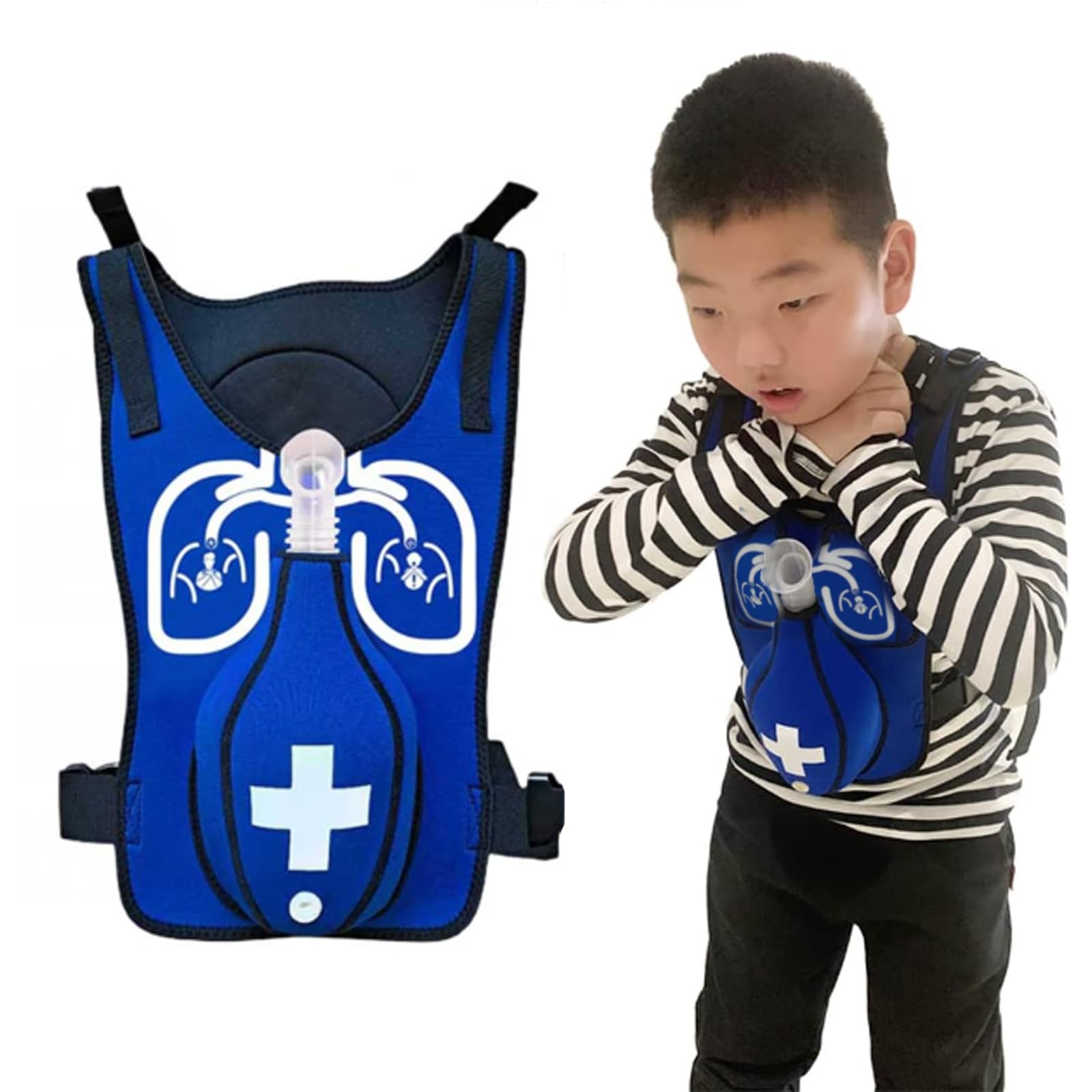 Heimlich - Chaleco de entrenamiento de práctica mejorado, modelo antiasfixia para enseñanza de primeros auxilios, enfermería y accesorios de educación para estudiantes (niños)