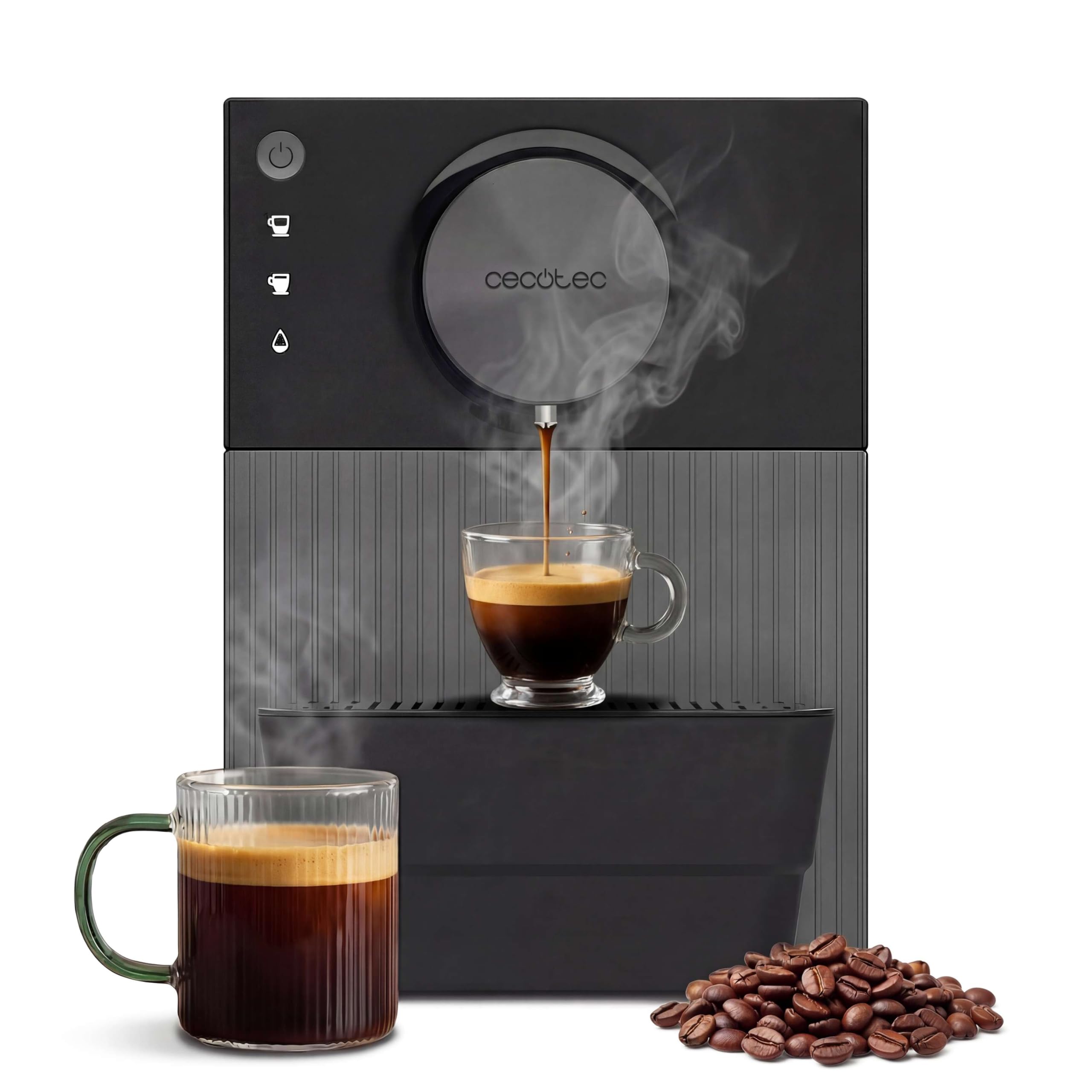 Cecotec Cremmaet Cube, machine à café compacte, 19 bars, 1350W