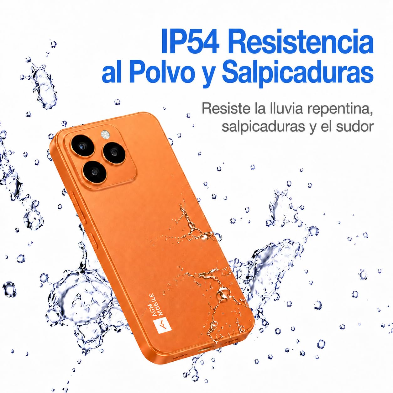 AGM Note N2 Smartphone Económico Android 16 go,Mini Teléfono 4,96 Pulgadas | WhatsApp｜3 GB + 32 GB｜3000 mAh｜Doble SIM｜IP54｜GPS｜Smartphones básicos adecuados para estudiantes
