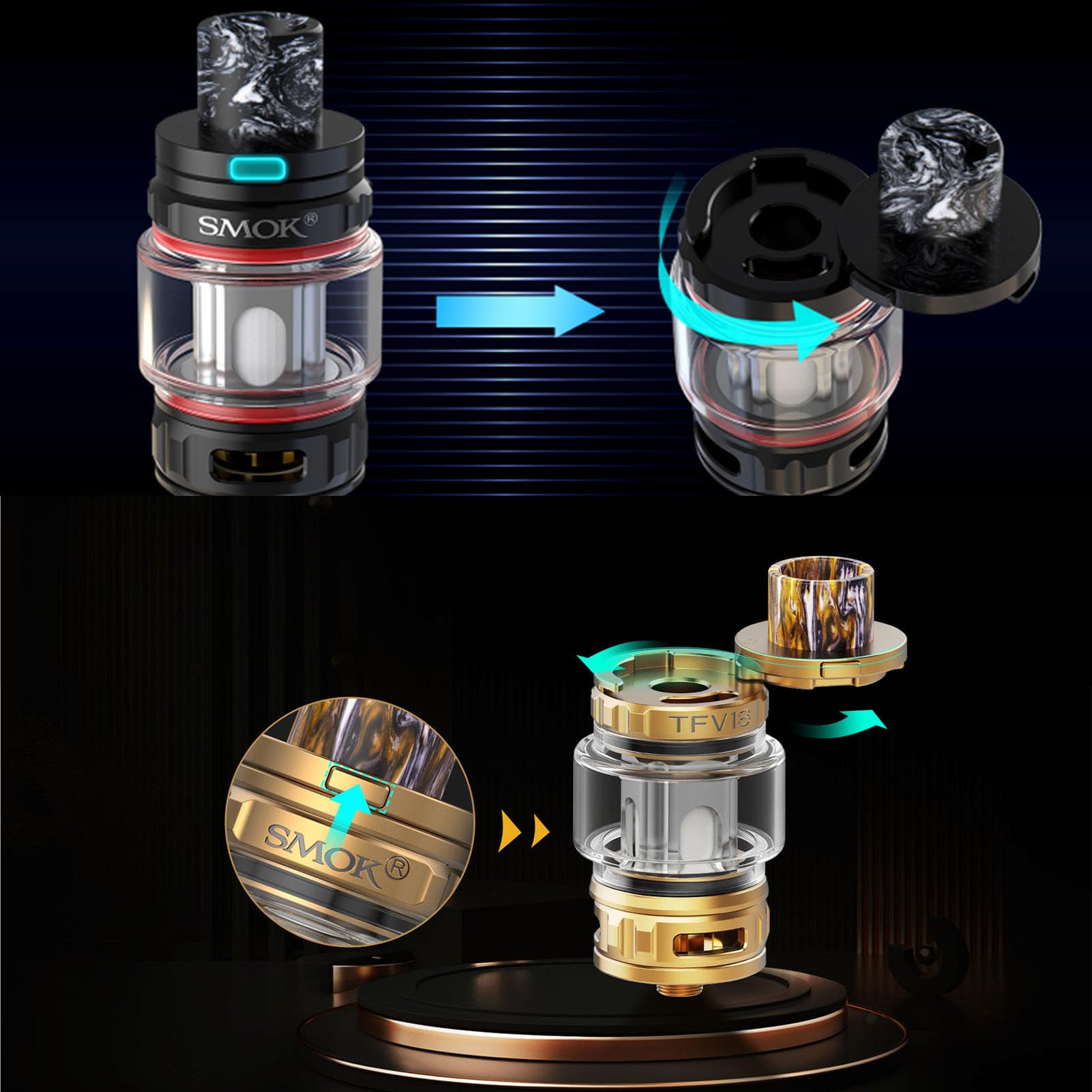 elfbar nachfüll pod läuft aus Drip tip cigarette électronique : embouts pour clearomiseur