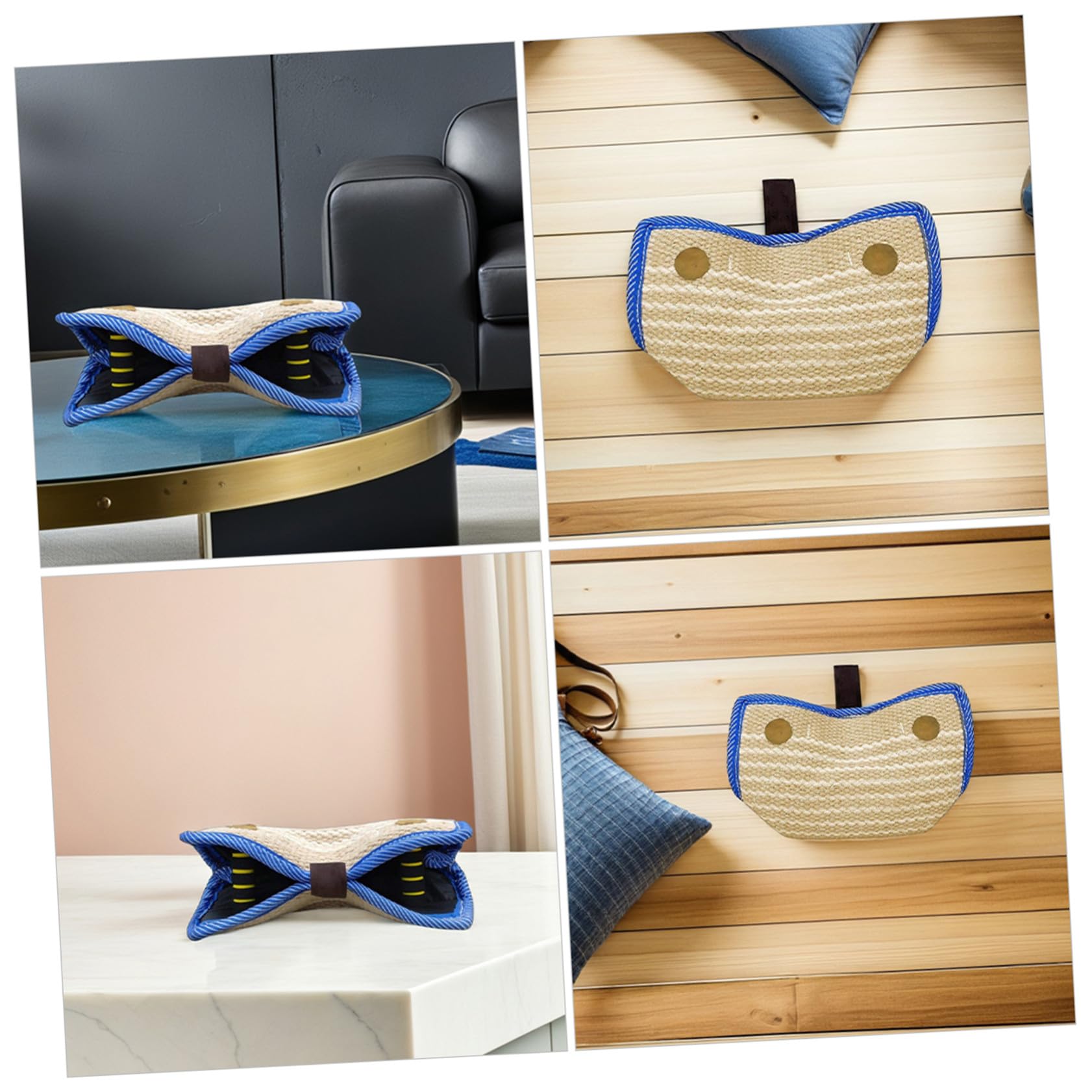 TOYANDONA Almohada Masticable para Entrenamiento De Mordida para Perros Juguete De Yute Resistente para Tirar y Aflojar para Entrenamiento De Cachorros y Perros Pequeños Medianos