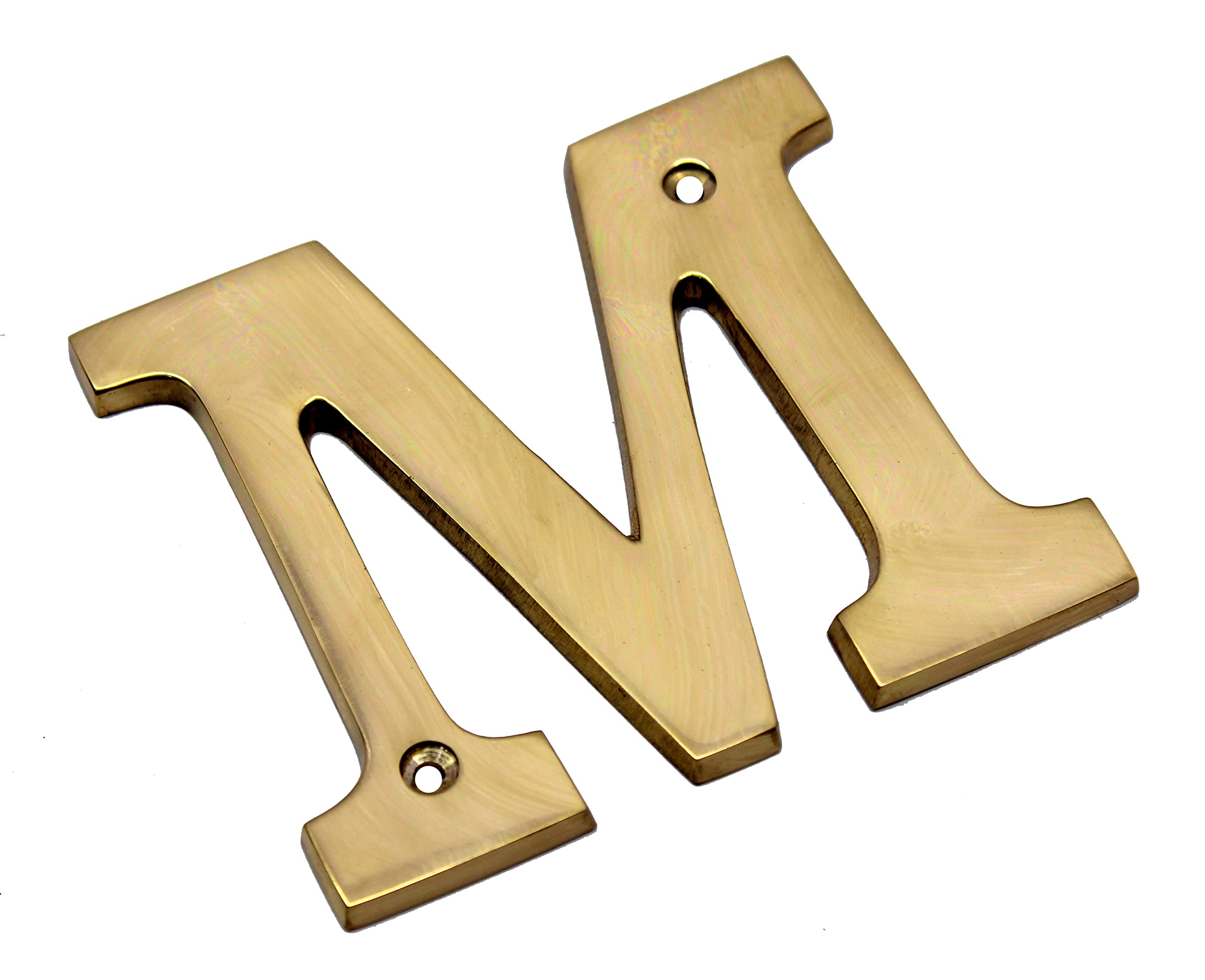 esplanade Brass House Hotel Door Name - Wall Door Plaque Alphabet Letter "Z" - 4" Inches ("M" Alphabet - 4) - Image 3