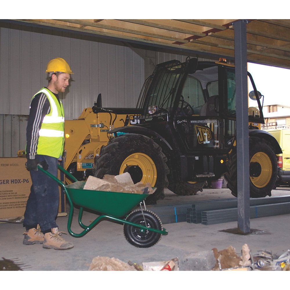 Walsall Wheelbarrows 85 Ltr Easiload Wheelbarrow Heavy Duty Builders