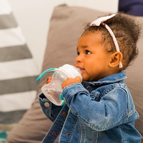 Miniatura 6 de Evenflo Feeding Soft-flo - Vaso entrenador con asa para bebés y niños pequeños en crecimiento, transparente, 5 onzas (paquete de 1)