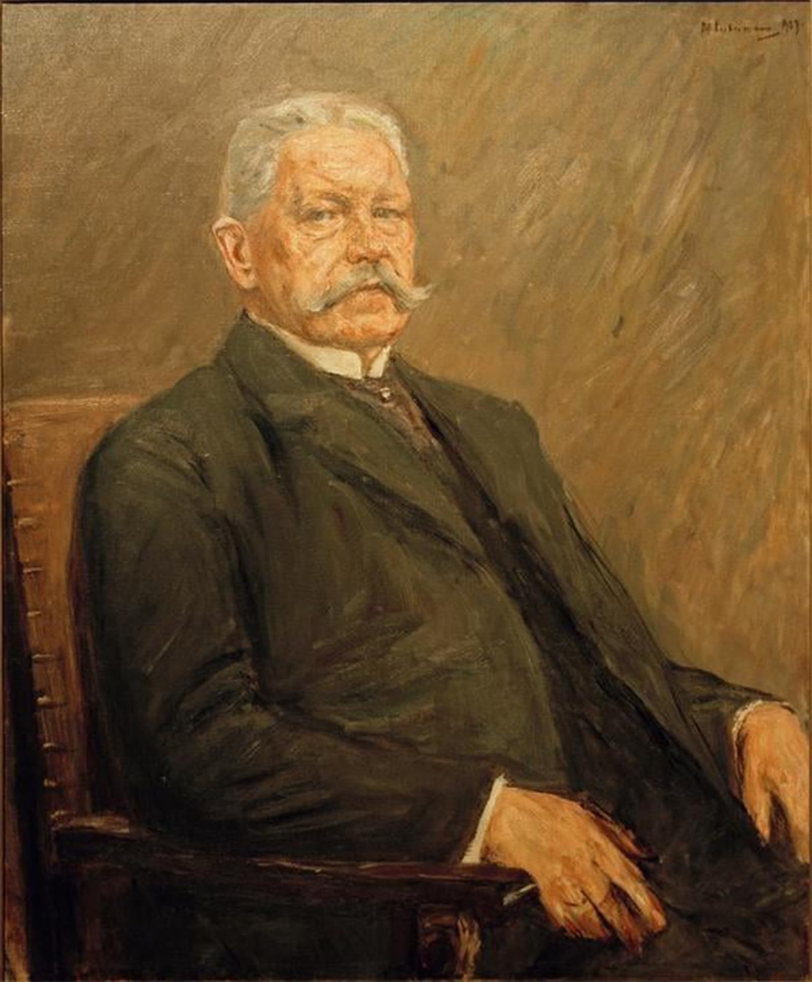 SERENDIPITP Aesthetic Poster Photo Wall Print Retro Picture Portrait of Reich President Paul von Hindenburg by Max Liebermann Modern Wall Artwork for Home Decor 60x90cm