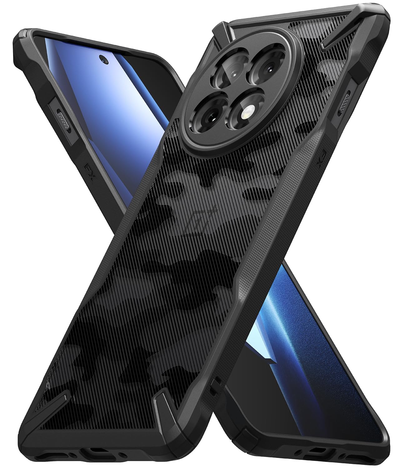 Ringke Fusion-X Compatible with OnePlus 13R 5G Case Cover Military Cam