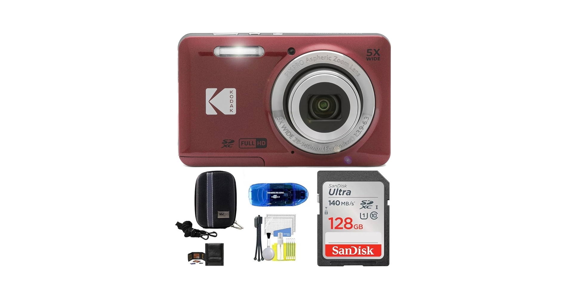Amazon.com : KODAK Pixpro FZ55 Digital Camera Bundle