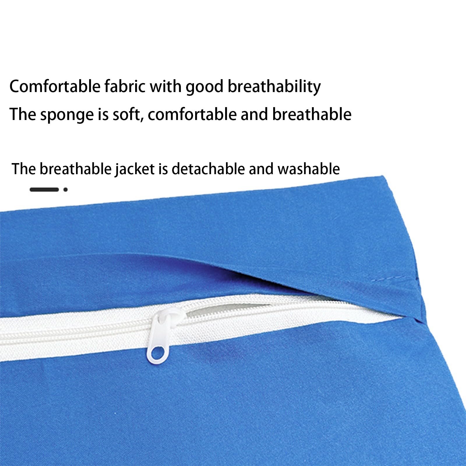 Posicionador ortopédico de cuña de espuma, cojín triangular grande con funda lavable para elevación de tobillo y piernas, alivio del dolor y comodidad después de la cirugía