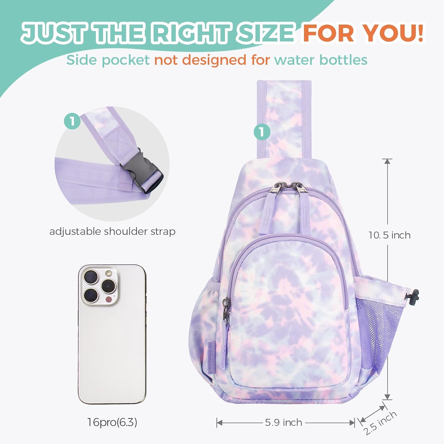 Choco Mocha Girls Sling Bags Kids Crossbody Bag for Girls Kids Sling Bags Ages 8-12 Girl Purse Christmas Purses Gifts | for Girls, for Kids, 8-10, 10-12 - Image 3