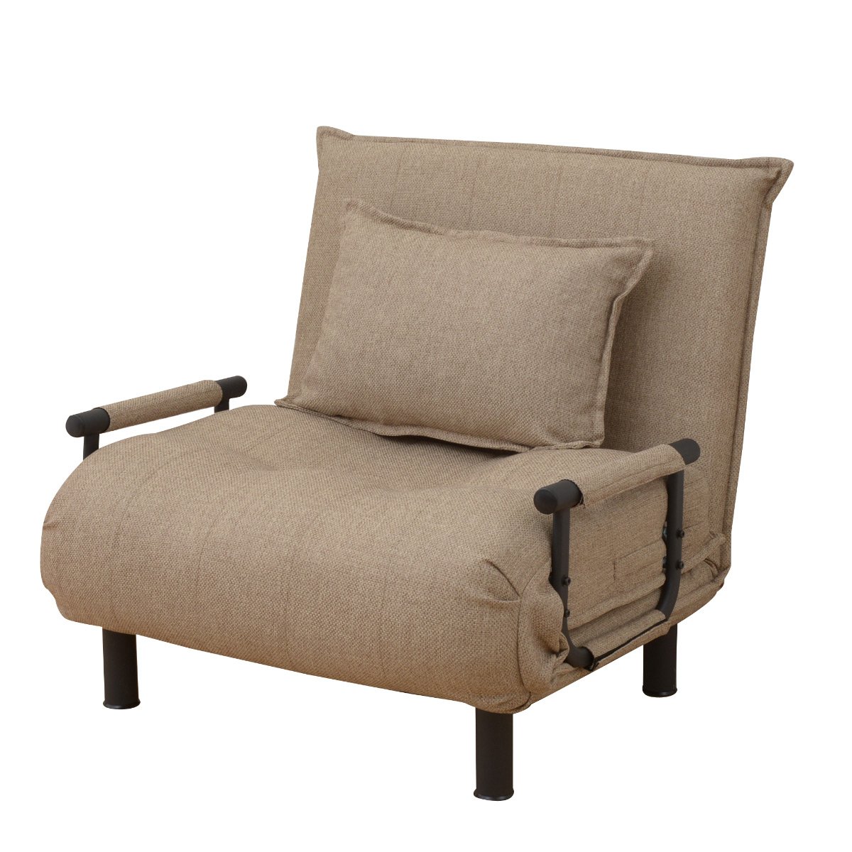 折りたたみソファベッド クッション付 NSFB-80S(BE) Amazon｜山善(YAMAZEN) 折りたたみソファベッド クッション付 SFB-80S