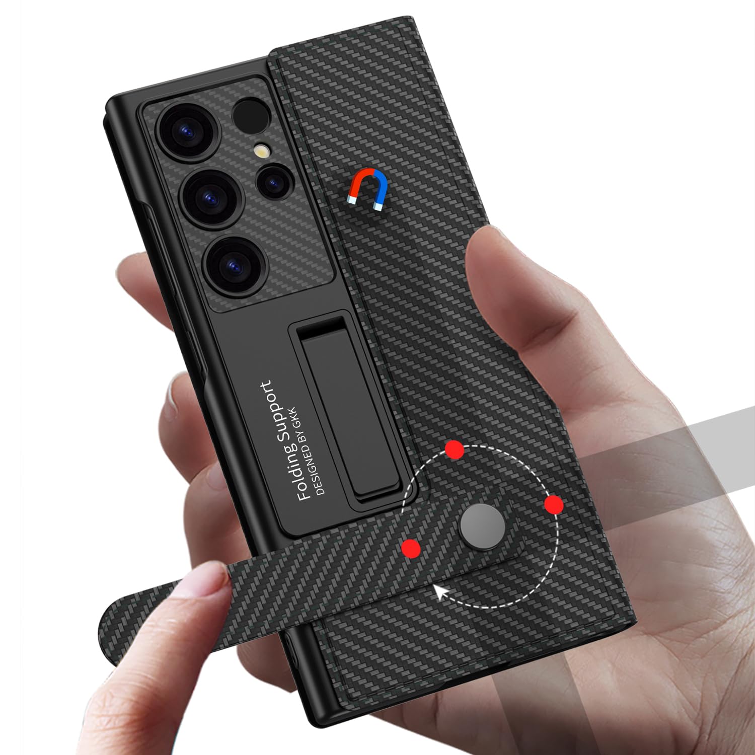 Lunivop for Samsung Galaxy s24 Ultra Case [with Card Holder] Wallet Case Flip Cover Kickstand Leather Magnetic Funda para S 24 Ultra 6.8 '' 5G 2024 Best Phone Cases