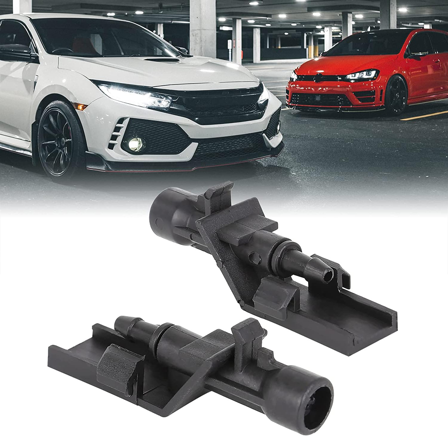 Amazon.com: Unifizz Windshield Washer Nozzle Jet 2pcs Spray Single