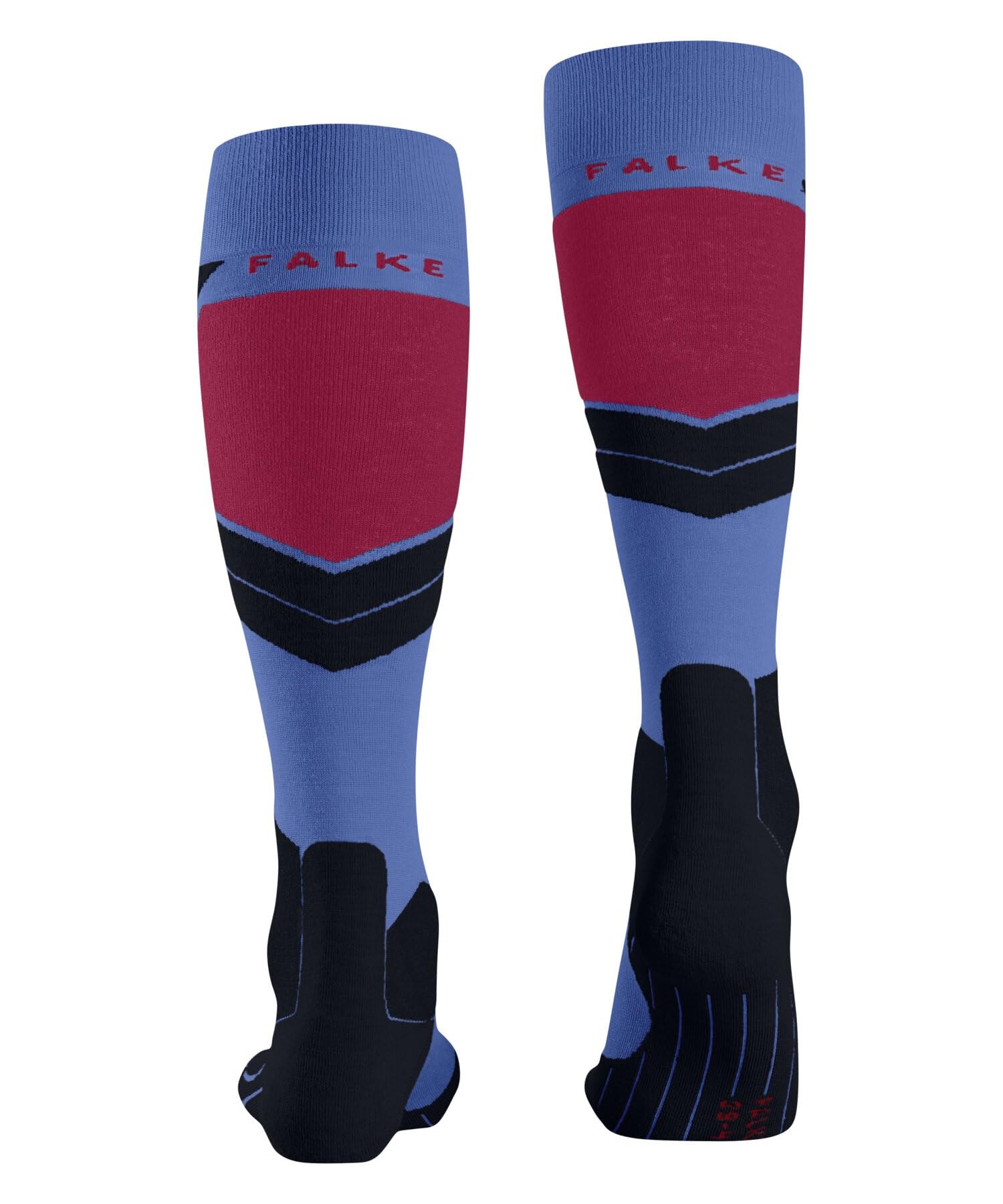 FALKE Skarpety narciarskie SK4 Advanced W Kh Wełna ciepłe cienkie 1 Para Niebieski Morning Sky 37-38