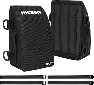 Hikeen Knee Savers for Catchers Catcher Knee Pads for Baseball Softball with Removable Sponge Block Catchers Knee Wedge Catcher Knee Support Gear for Adults
