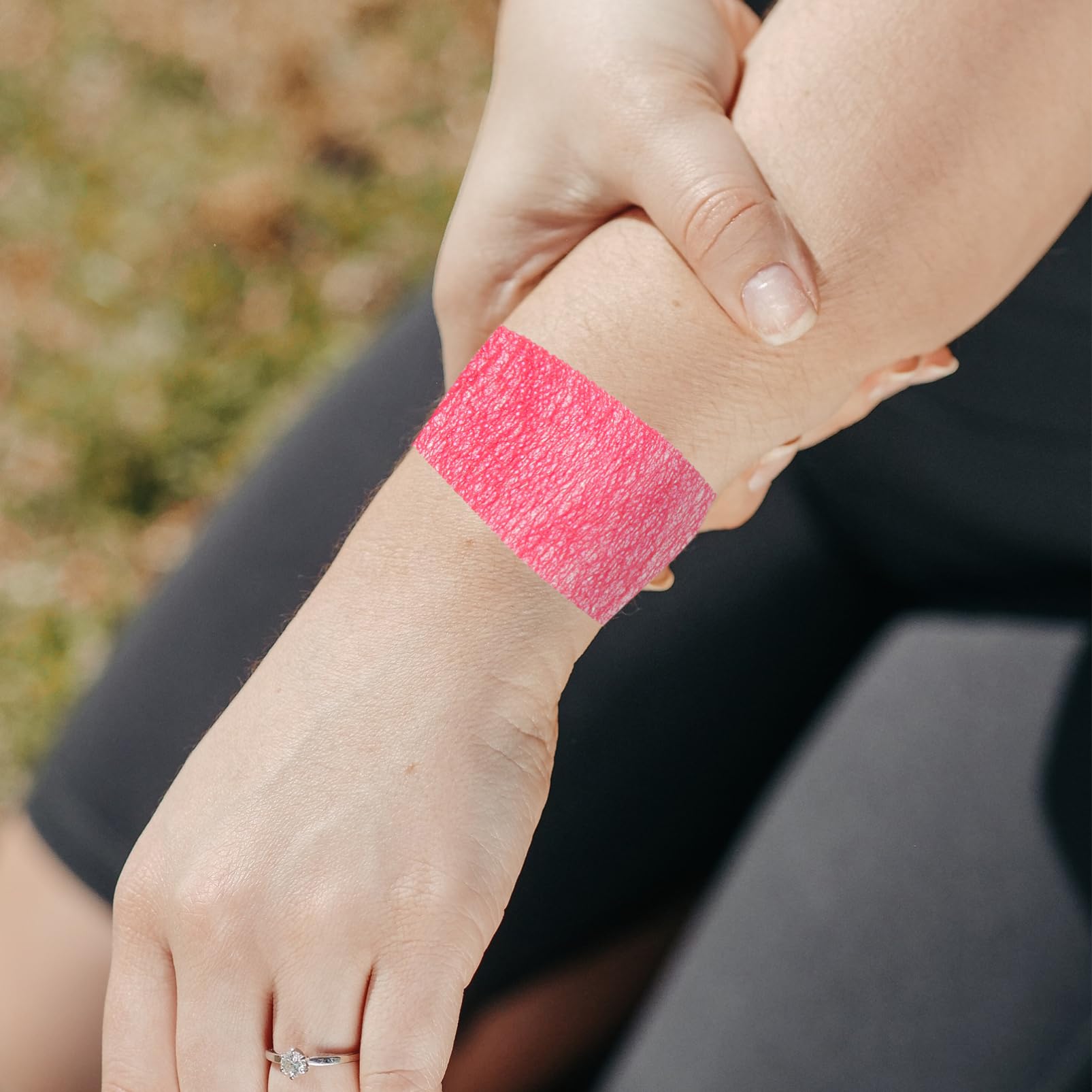 minkissy 10 Pack Self Elastic Bandage Sports Tape Care Bandage Wrap for Arm Leg Foot