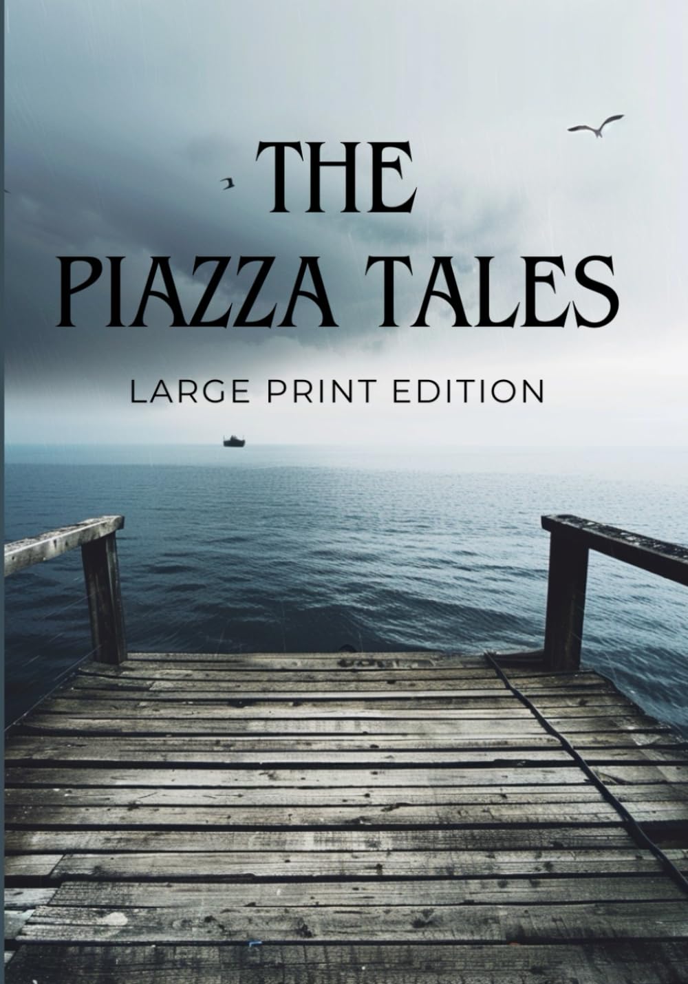 THE PIAZZA TALES (LARGE PRINT EDITION): A Collection of Classic American Short Stories of Mystery, Sea Adventures, and Human Nature