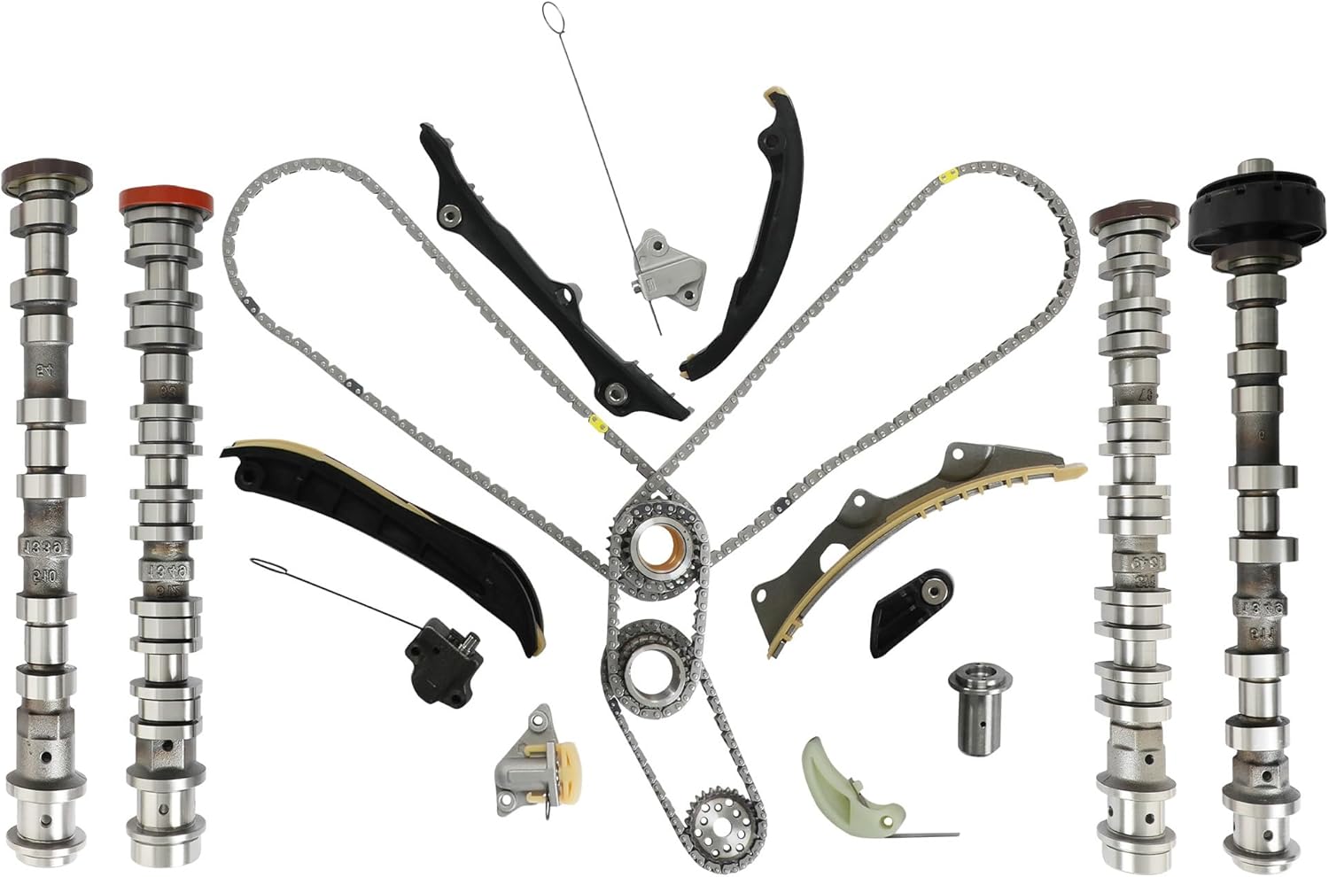 2016-2024 3.6L Engine Rebuild Overhaul Kit Timing Chain Camshaft Rocker Arm Lifter Fit For Chrysler Pacifica Voyager Dodge Durango Jeep Gladiator Grand Cherokee Wrangler Ram Promaster 1500 2500 3500