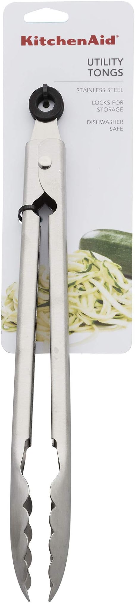 KitchenAid Stainless Steel Utility Tongs, 12 Inch