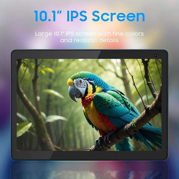 COOPERS Tablet 10 inch, Android 15 Tablet, 32GB ROM 1TB Expand Computer Tablets, Quad Core Processor 6000mAh Battery, 1280x800 IPS Touch Screen, 2+8MP Dual HD Camera, Bluetooth WiFi Tablets PC