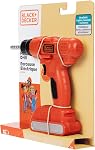 Black + Decker Jr. Electronic Power Drill, Boys, Kids Pretend Play Tool with Realistic Sound & Action!