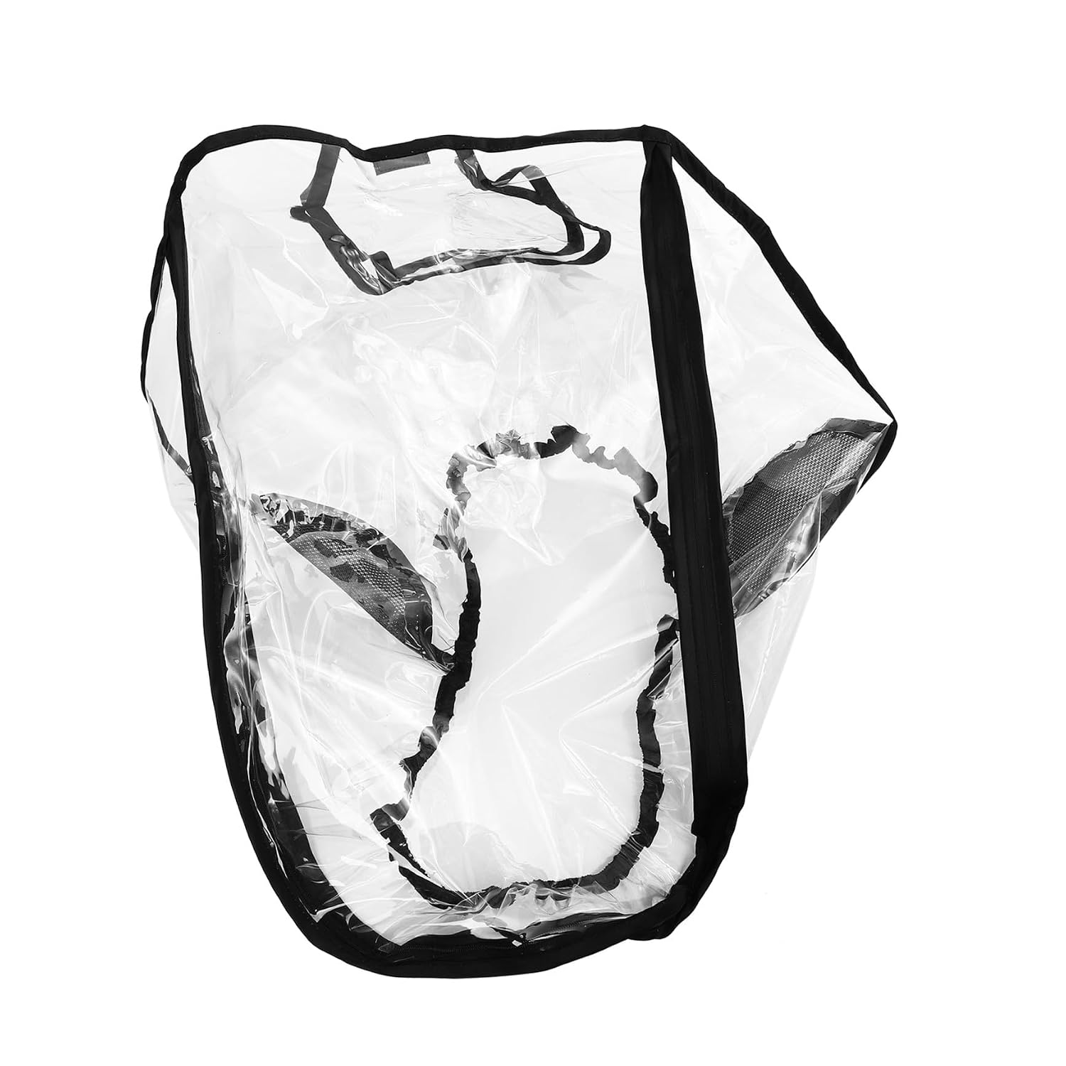 Windproof Waterproof Stroller Rain Cover with Dust Shield for Pram Carrier, Pushchair Weather Protection for Outdoor Use